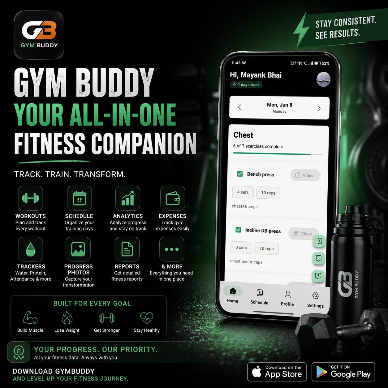 Gym Buddy banner